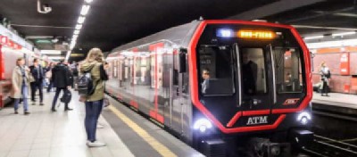 La ligne rouge du metro a Milan