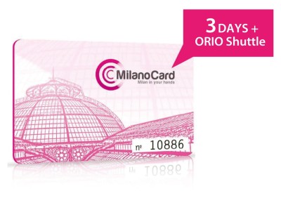 MilanoCard 3days + Orio al Serio Shuttle round trip